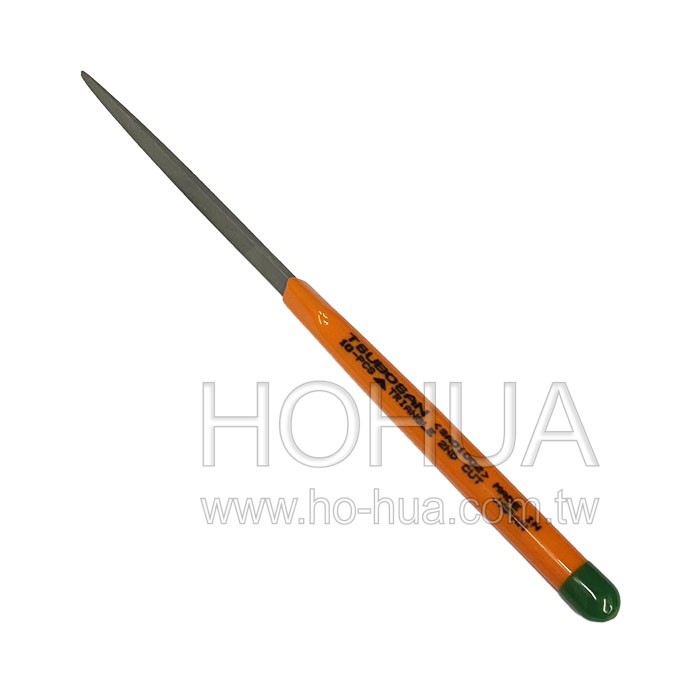 TSUBOSAN 日製壺三 三角型中目銼刀 185mm  K-105