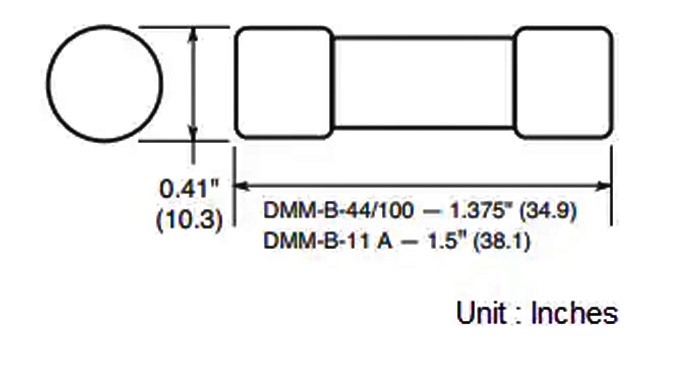 Bussmann DMM-11 FLUKE 保險絲 