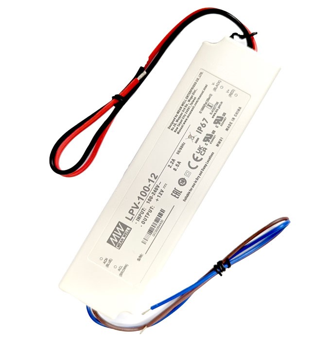 MW明緯明緯 LED專用 IP67交換式電源供應器 LPV-100-12 
