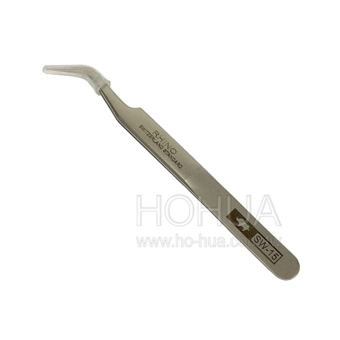RPO RHINO TOOLS 超硬超厚鑷子-彎尖型  SW-15