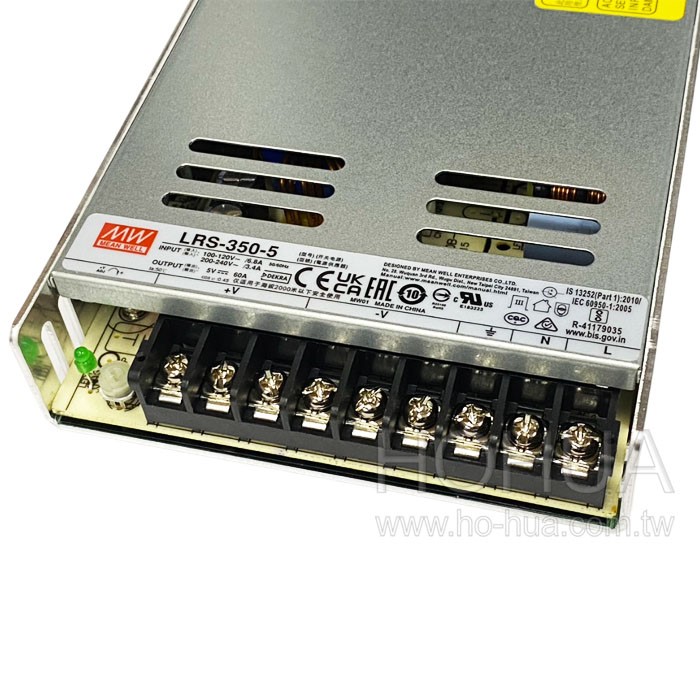 MW明緯 交換選擇式電源供應器 LRS-350-5