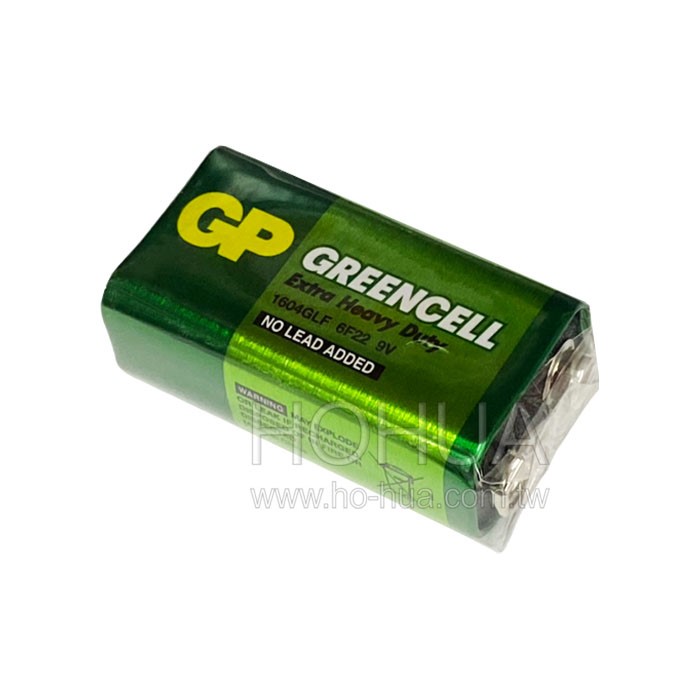 GP 9V 綠能乾電池 碳鋅電池