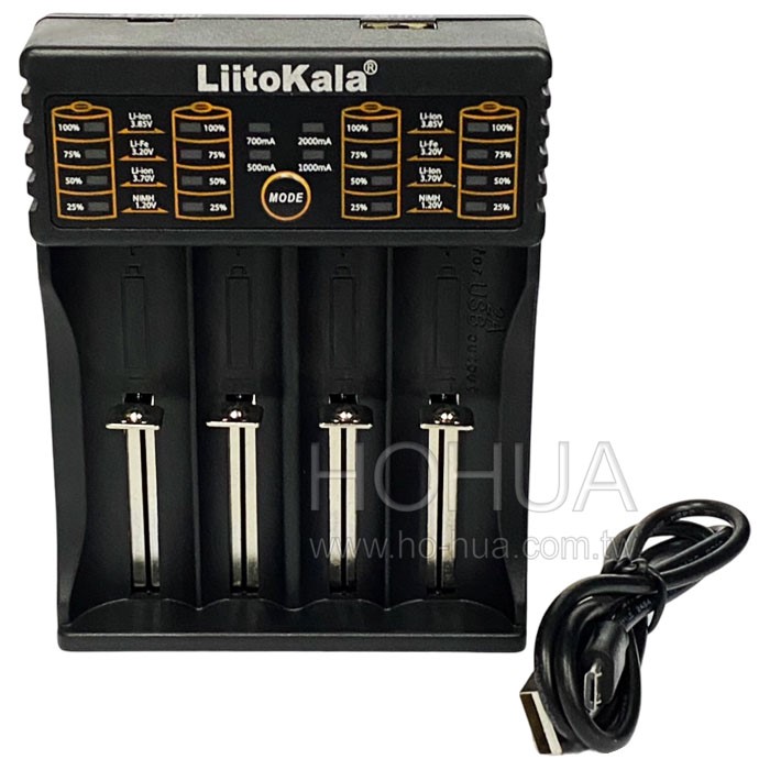 LiitoKala 智能萬用4槽充電器 Lii-402