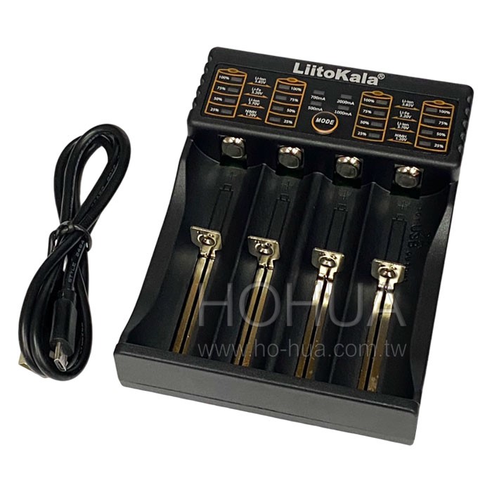 LiitoKala 智能萬用4槽充電器 Lii-402