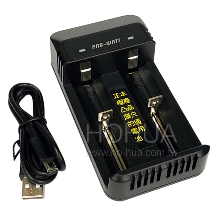 PRO-WATT 雙槽智慧型鋰電池充電器 ( ZL223E )