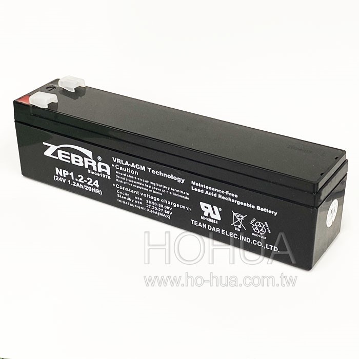 ZEBRA 斑馬鉛酸電池 24V-1.2Ah