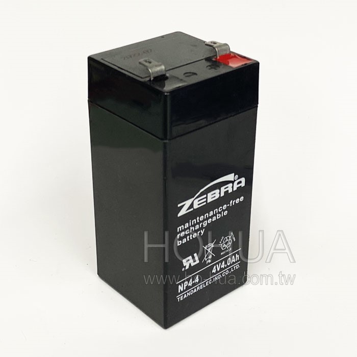 ZEBRA 斑馬鉛酸電池 4V-4Ah