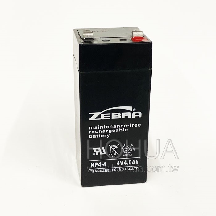 ZEBRA 斑馬鉛酸電池 4V-4Ah