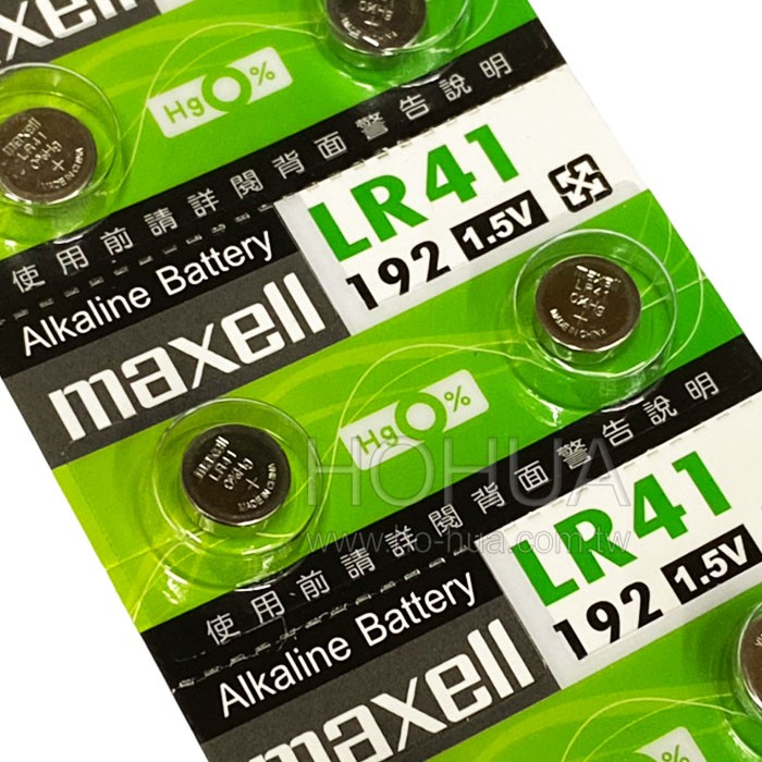 MAXELL LR41 鈕扣電池 192 1.5V   1入
