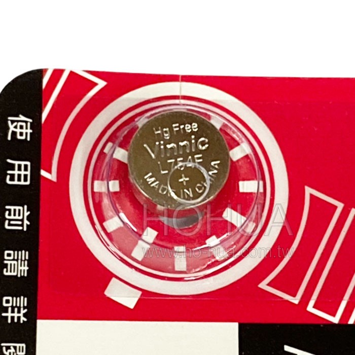 Vinnic L754 水銀電池 1.5V 鈕扣型鹼錳電池