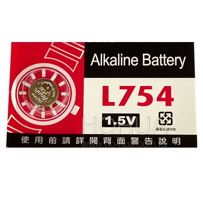 Vinnic L754 水銀電池 1.5V 鈕扣型鹼錳電池