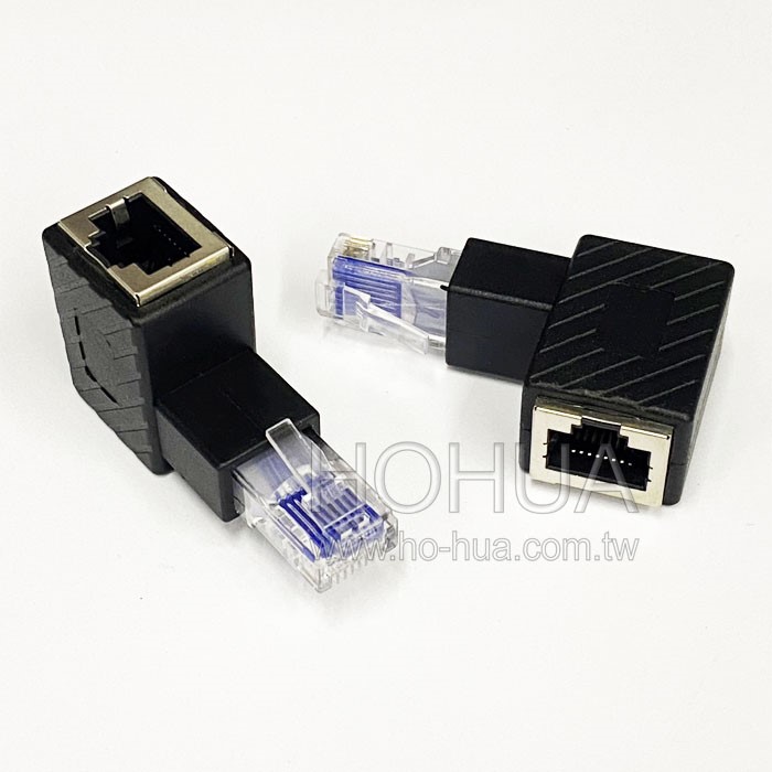 CAT6向上轉公-母轉接頭