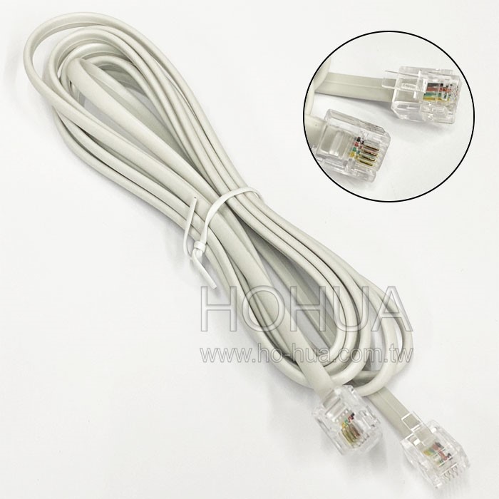 6P4C P+P電話線