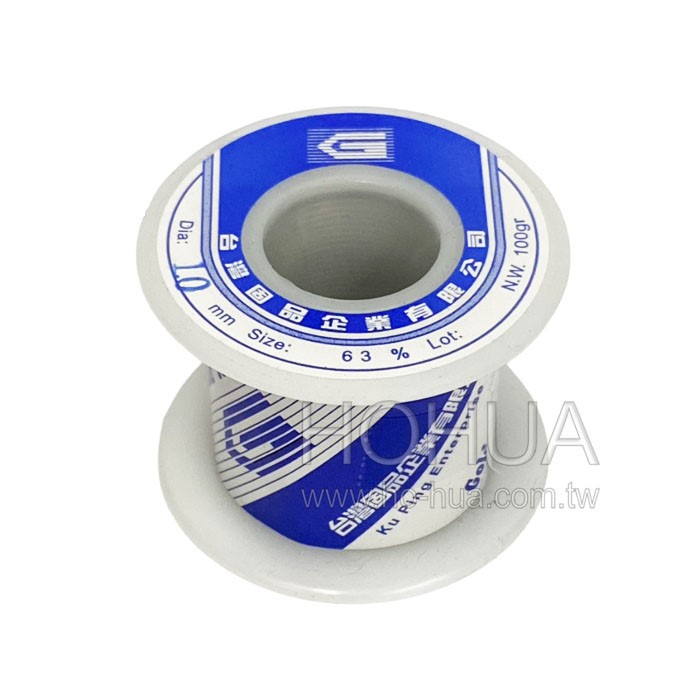 固品錫絲 63%1.0φ- 100g ( 63/37 1.0φ- 100g )