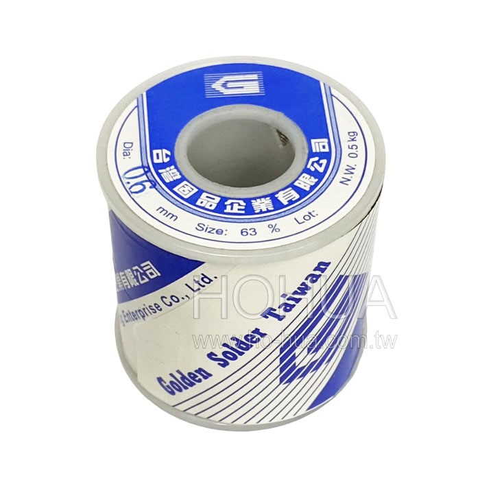 固品錫絲 63%0.6φ- 500g ( 63/37 0.6φ- 500g )
