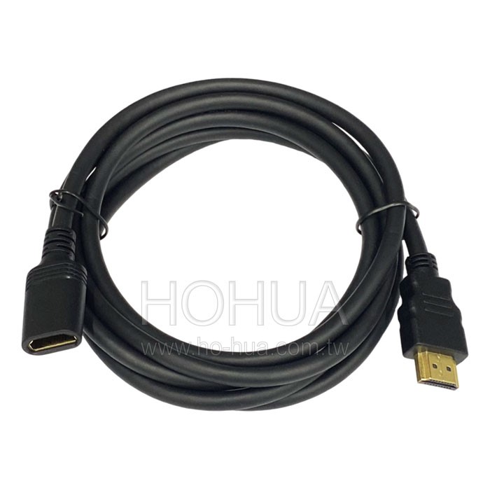 HDMI2.0 公-母延長線 19+1滿蕊 2M  HD314