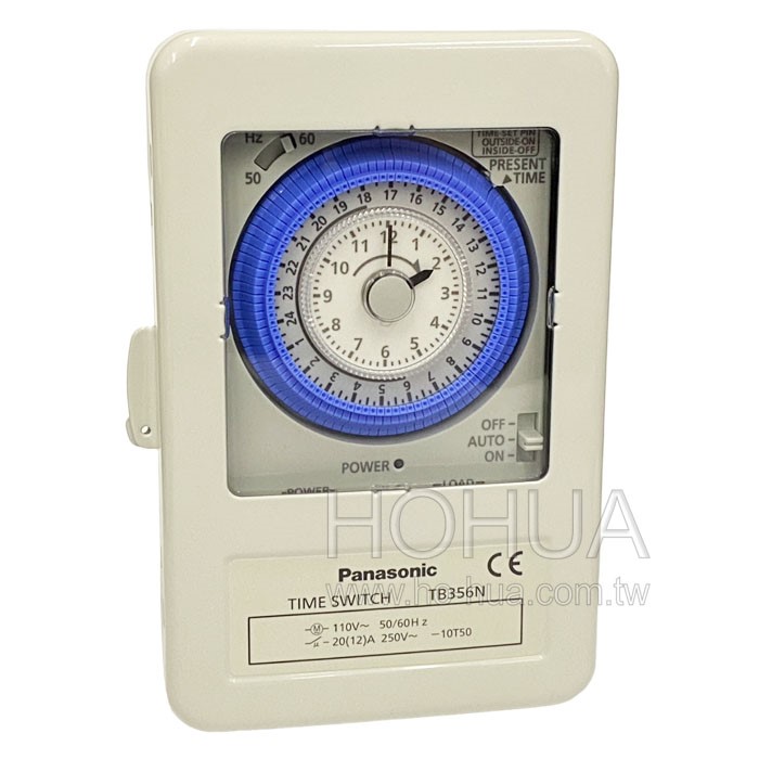 anasonic 國際牌 TB358N 24小時機械式自動定時開關，多角度產品圖。