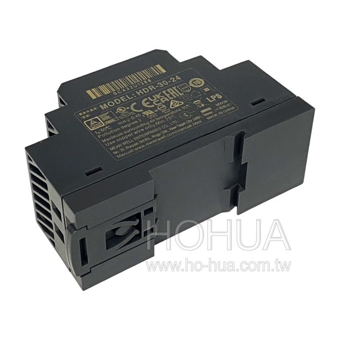MW 軌道型電源供應器 HDR-30-24