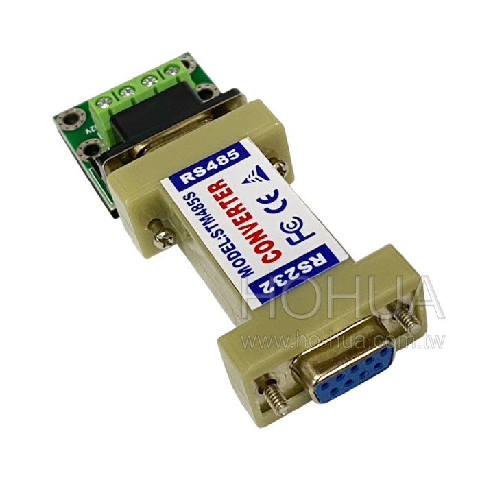 RS232 轉 485 (9公9母)+TTL端子台 轉接器