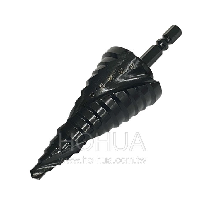 高鈷螺旋階梯鑽6~35mm六角柄 LD-A635A
