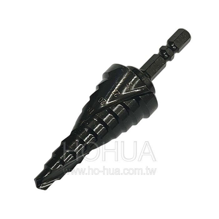 TENDA 高鈷螺旋階梯鑽6~25mm 六角柄 LD-A625A