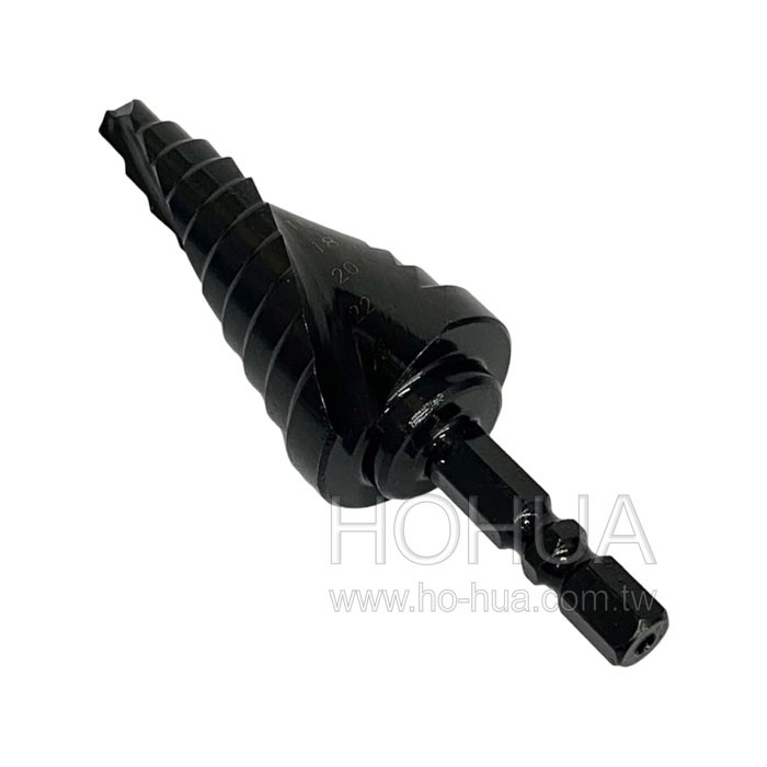 TENDA 高鈷螺旋階梯鑽6~25mm 六角柄 LD-A625A