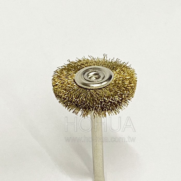 附柄拋光平面銅刷 20x3mm柄 YBT20
