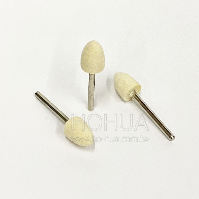 帶柄桃型羊毛輪 3x10mm 21UAX-UA-3x10-1