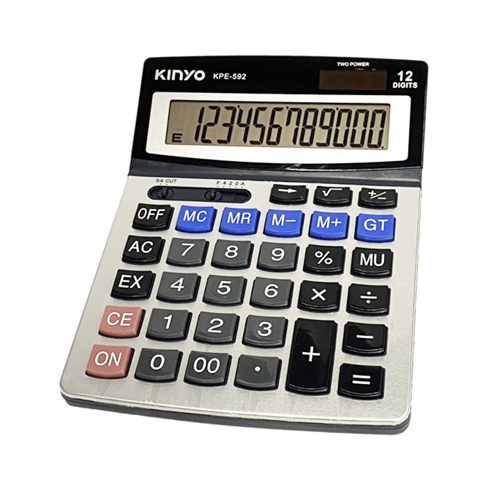 KINYO 12位元 桌上型計算機 KPE-592