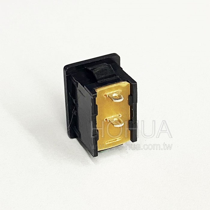 2P洛克開關 黑色 小腳 電木底 D5009B-B