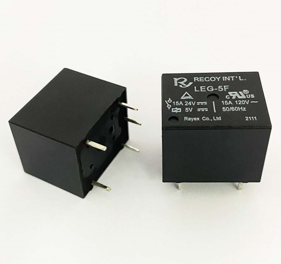 LEG-5F"1組接點"繼電器 ( LEG-5F /DC5V 15A/ 1P )