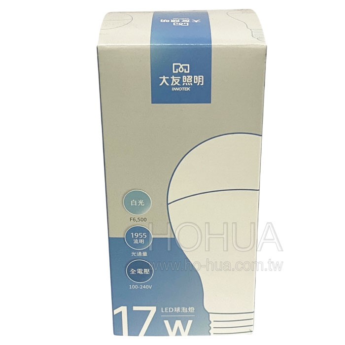 大友 17W LED球型燈 白光 BL-B68-65-17D