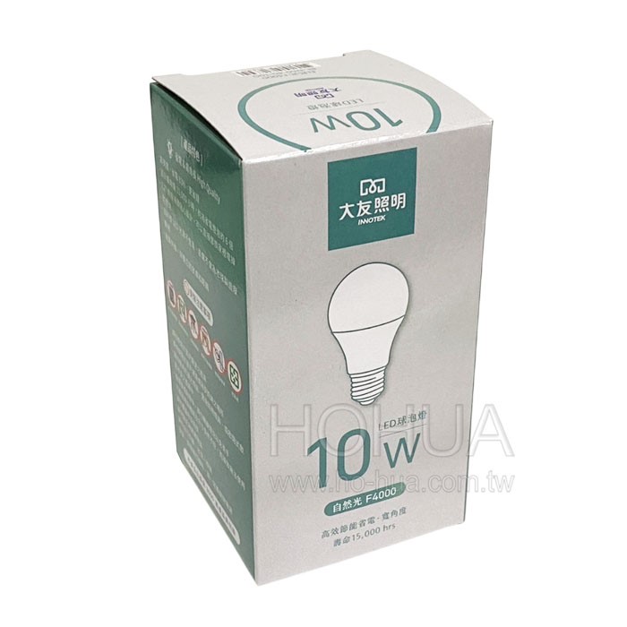 大友 10W LED球型燈 自然光 1入 BL-D60-40-10G