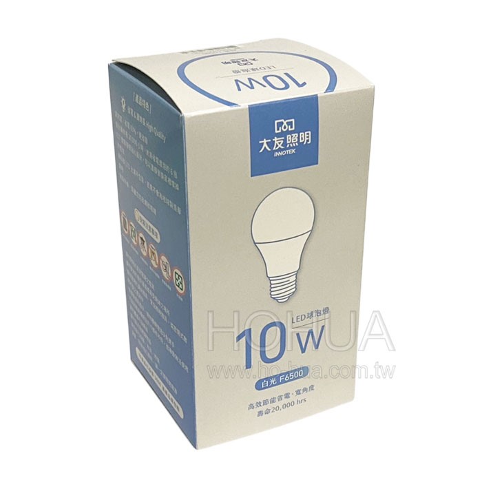 大友 10W LED球型燈 白光 6入 BL-D60-65-10G