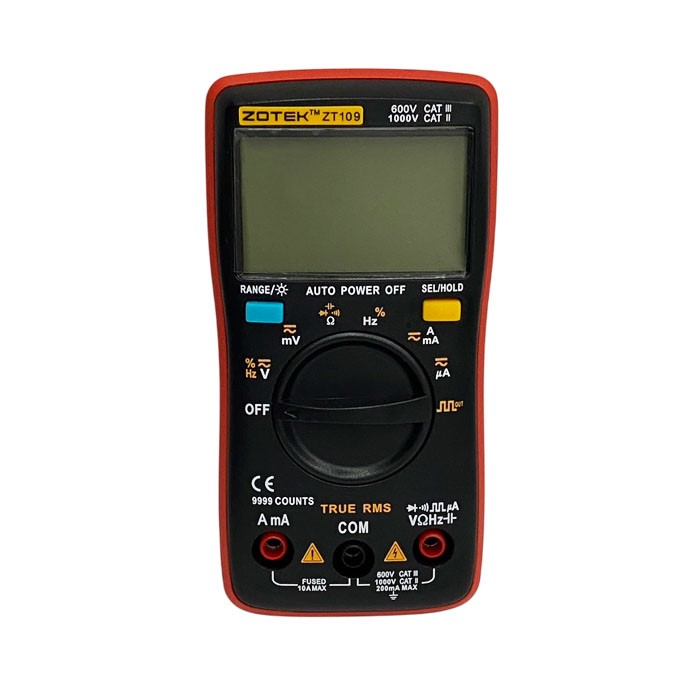 ZOYI 掌上型多功能數位電錶 ZT-109
