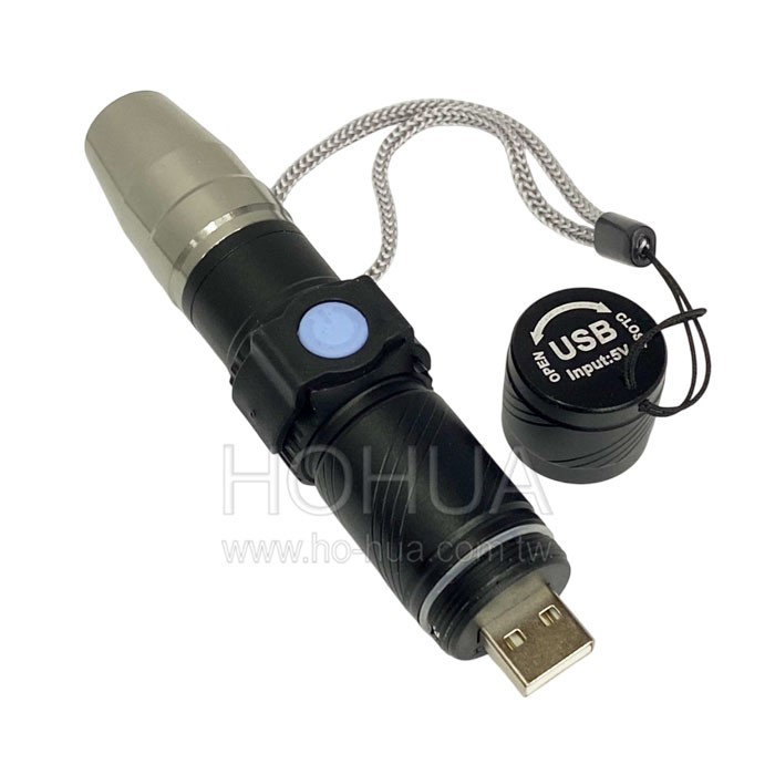 UV紫光USB充電手電筒 DN-TTC11
