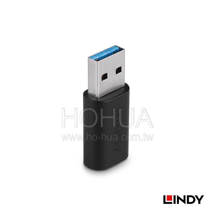 LINDY林帝 USB 3.2 GEN2 TYPE-A公 轉 TYPE-C母 轉接頭 41904