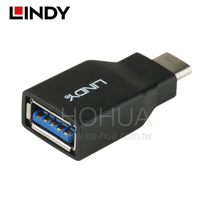 LINDY林帝 USB3.2 TYPE-C公 轉 TYPE-A母 轉接頭 41899_A