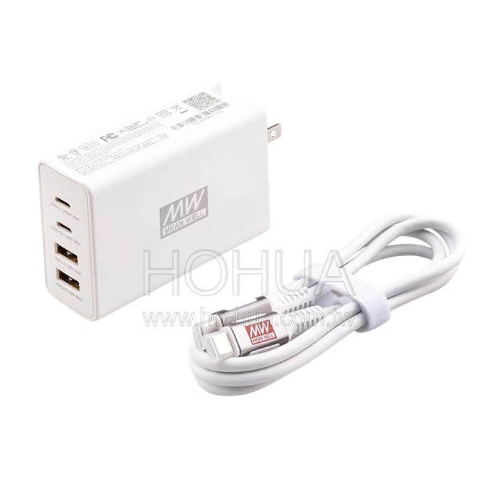 明緯MW GaN氮化鎵100W充電器 NGE100U