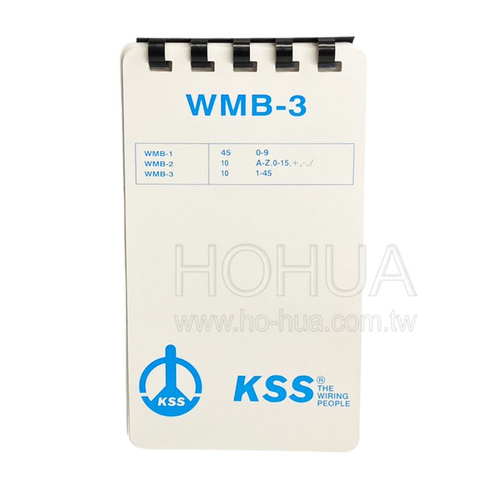黏著性配線標誌 ( 1-45 ) WMB-3