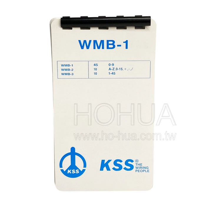 黏著性配線標誌 ( 0-9 ) WMB-1
