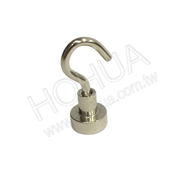 1.2cm 強力磁吸掛鉤 銀 ME012sv