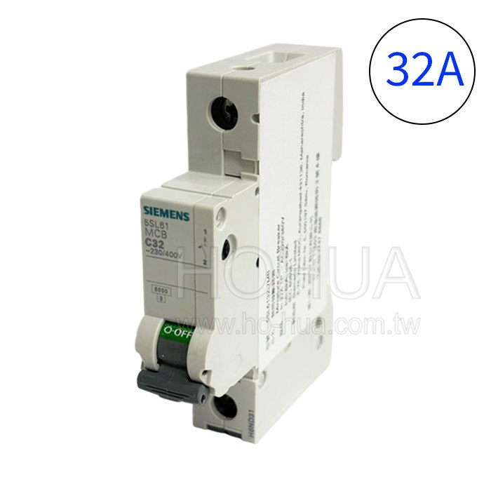 SIEMENS西門子 1P C 32A迴路開關6KA 5SL6132-7MB