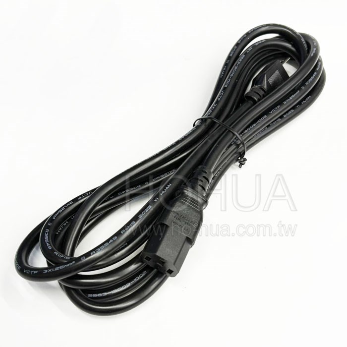 3P公3P母 電源線 10尺 ( 3M ) ( 636-16AWG-10 ) 3x1.25mm²