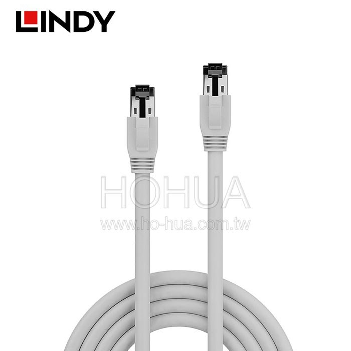 LINDY林帝 CAT.8.1 S/FTP 乙太低煙無鹵網路線 1m 47442