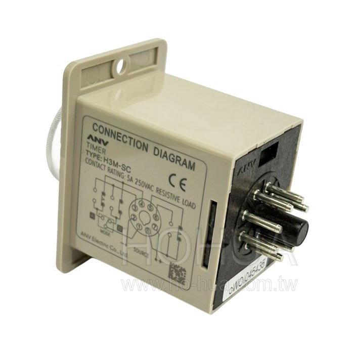 ANV士研 計時器 ( 6S/60S/6M/60M ) H3M-SC-110VAC