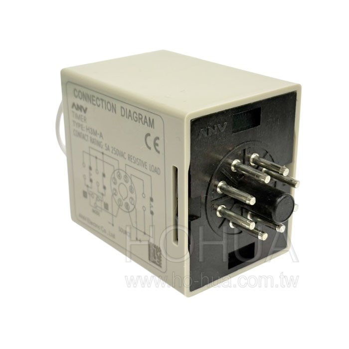 ANV士研 計時器 H3M-A 110VAC 1S-10M ( 限時繼電器 )