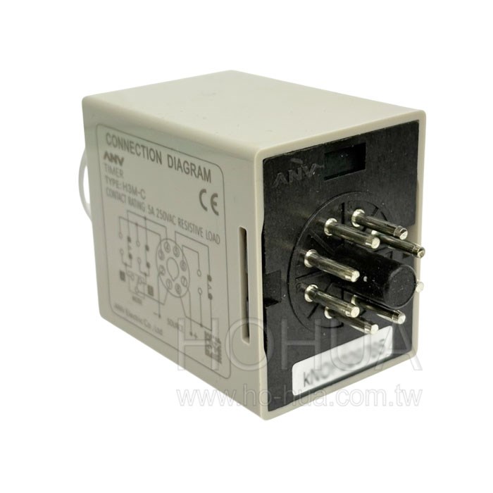 ANV士研 計時器 H3M-C 24VDC 6S-60M ( 限時繼電器 )