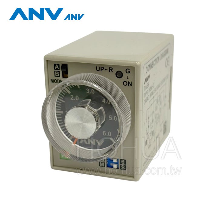 ANV士研 計時器 H3M-C 12VDC 6S-60M ( 限時繼電器 )