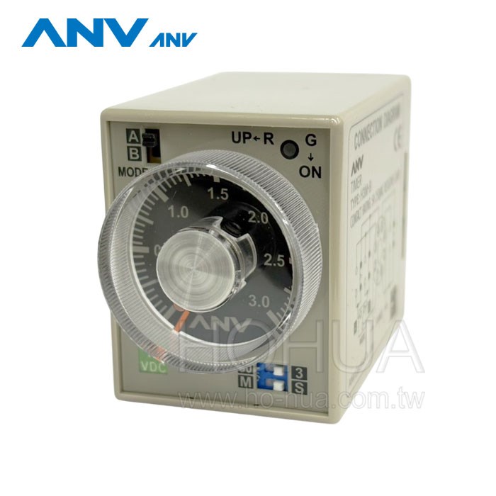 ANV士研 計時器 H3M-B 12VDC 3S-30M ( 限時繼電器 )